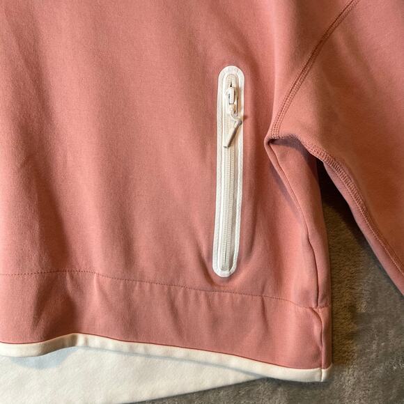 Nike Sportswear Tech Fleece Women's Crewneck Pullover Pink White Size Large - Picture 3 of 8